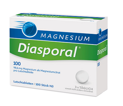 Toidulisand magusainega, Magnesium-Diasporal® 100 imemistabletid