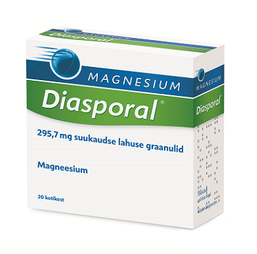 Magnesium Diasporal® 295,7 mg suukaudse lahuse graanulid (magneesium)